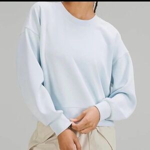 Lululemon Brushed Softstreme Cropped Crew